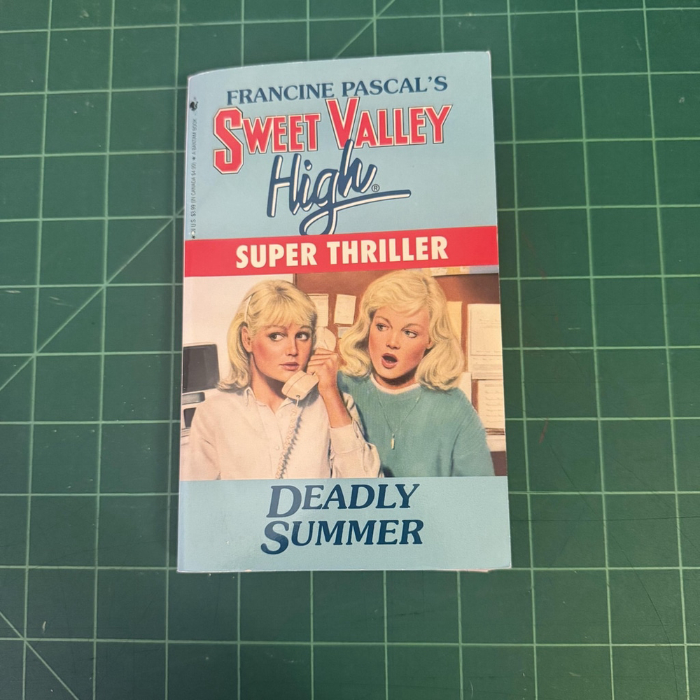 Deadly Summer Sweet Valley High Crime YA Novel